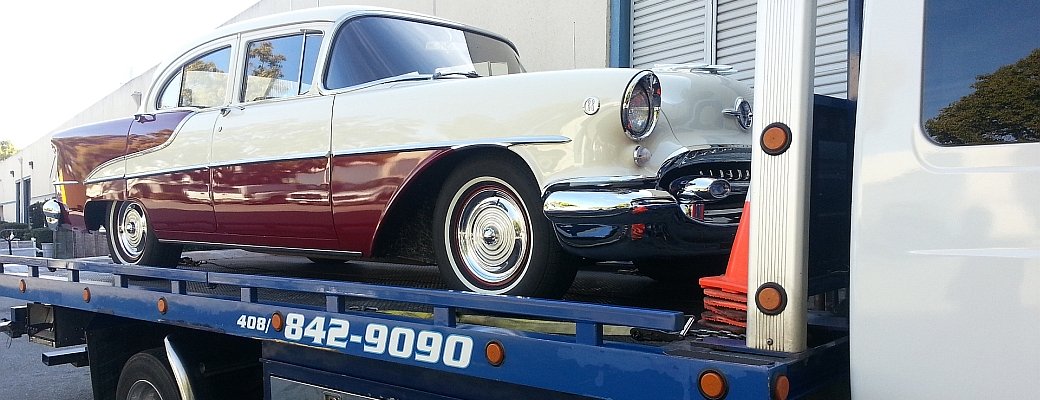 Classic Car Towing in Gilroy, CA -1955 Oldsmobile Delta 88