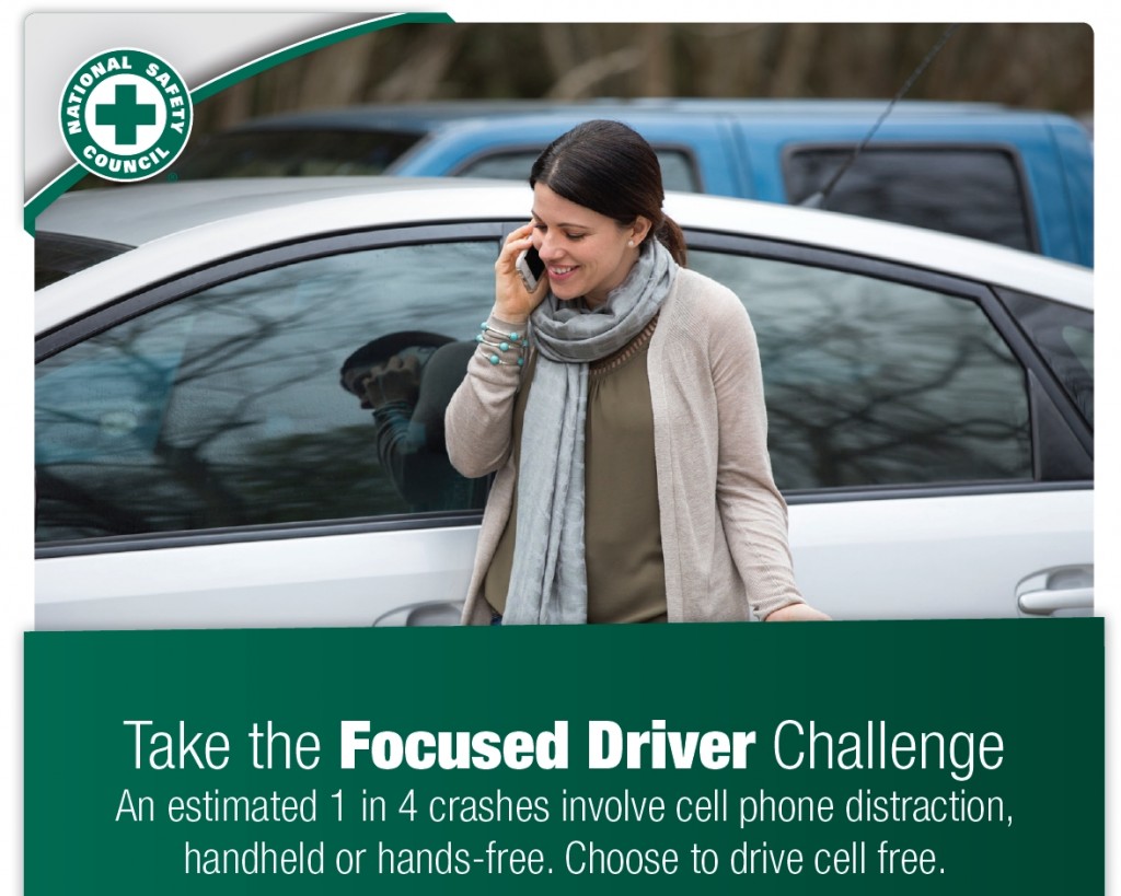 woman talking on cell phone standing beside her car